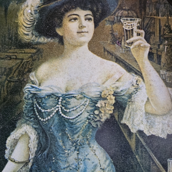Vintage Pepsi-Cola advertising tray featuring iconic Gibson Lady - Picture 3 of 8